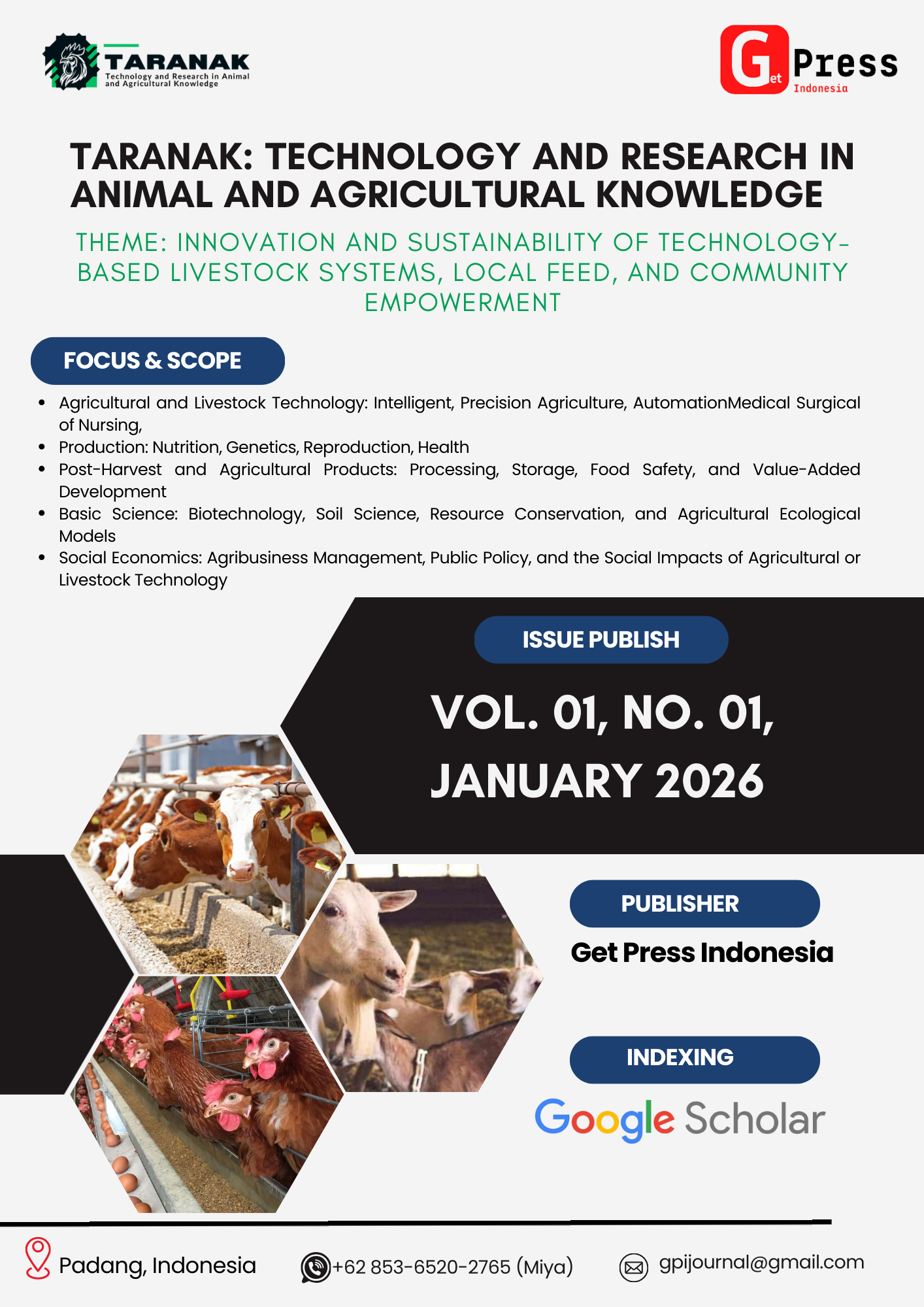 					View Vol. 1 No. 1 (2026): January, 2026
				