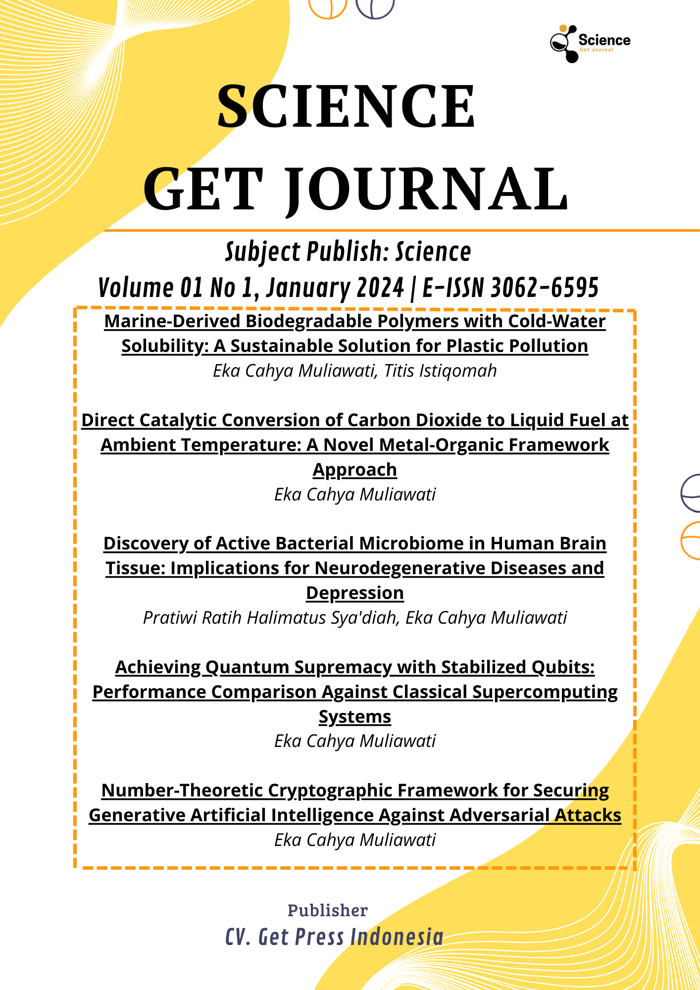 					View Vol. 1 No. 1 (2024):   January, 2024
				